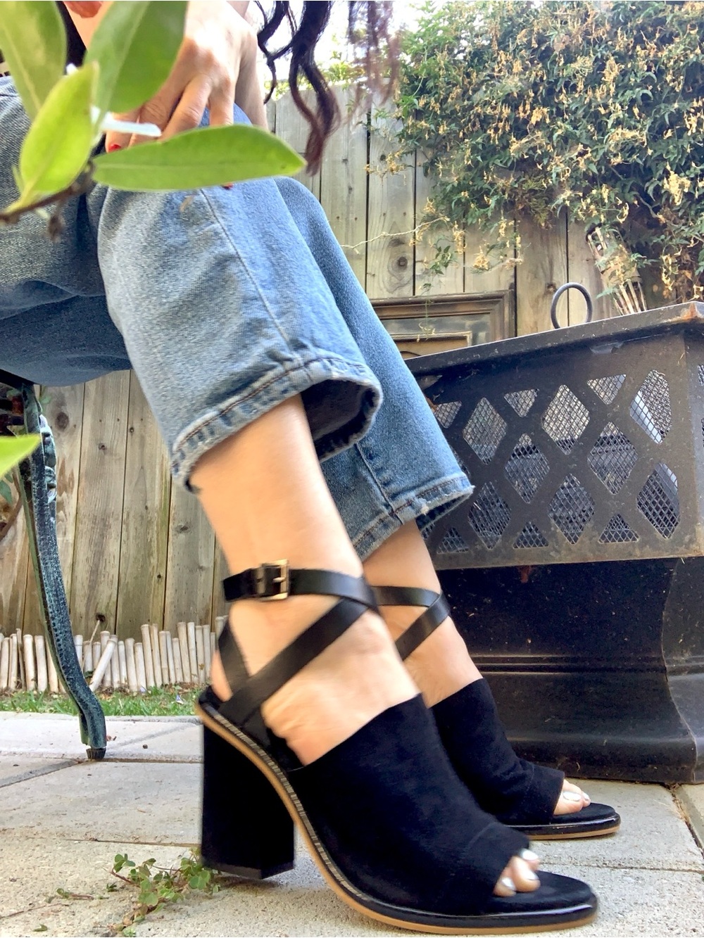 Free People Shoes | Free People See Ya There Heel Suede Sandals Size 39